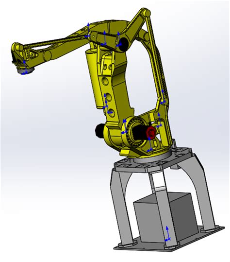 机械臂3d模型下载 三维模型 Step模型 制造云 产品模型