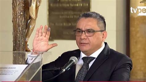 Juan José Santivañez Antúnez Juró Como Nuevo Ministro Del Interior Tvperú