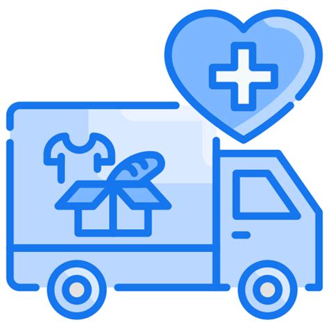 Humanitarian Aid Generic Blue Icon