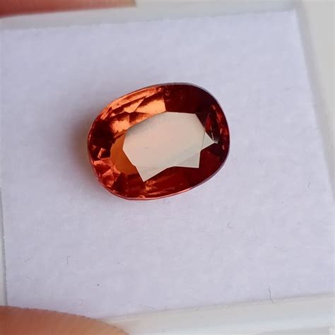 Top Quality Garnet Ovaleye Clean Earth Mine Rare Quality Garnet