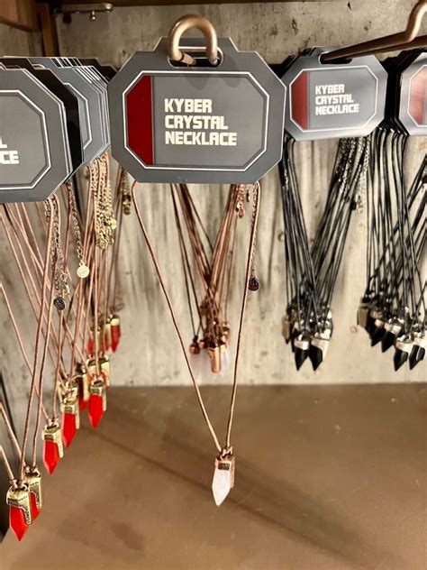 New Kyber Crystal Necklaces Available At Star Wars Galaxys Edge In