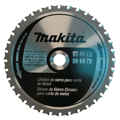 Disco de Corte para Serra Circular 150x20mm 52 Dentes para Aço MAKITA