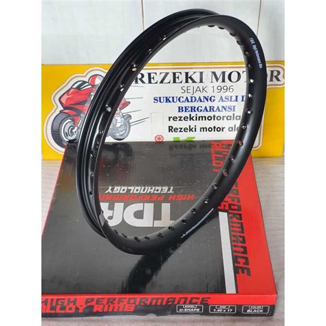 Jual Velg Pelek Tdr U Shape Ring Black Hitam Original Tdr