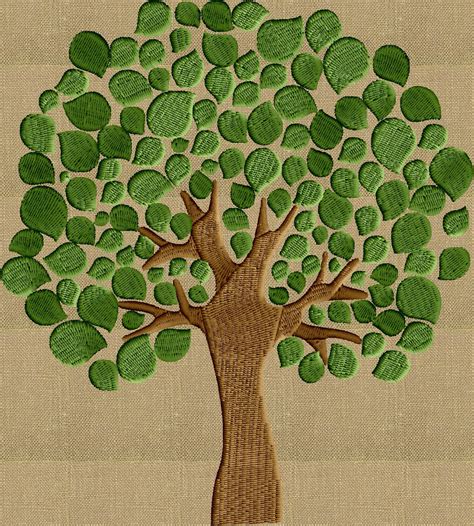 Summer Tree Embroidery Design - Instant download - fun stuff – StitchElf