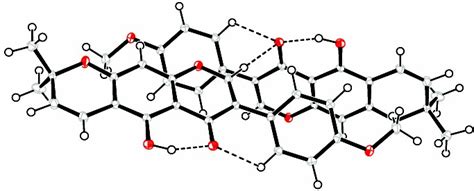 Hydrogen Bonding Pattern Between Units At X Y Z And X Y