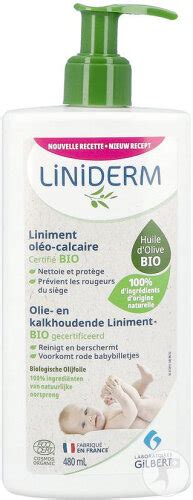 Liniderm Liniment Oléo Calcaire Bio Flacon Pompe 480ml Newpharma