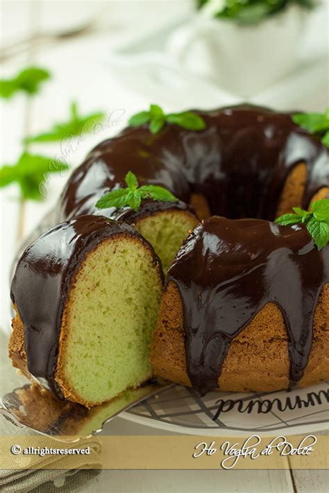 Ciambella Alla Menta E Cioccolato Soffice Ho Voglia Di Dolce