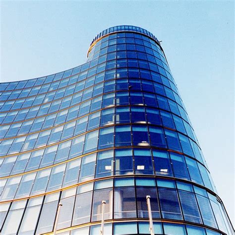 Exposed Frame Glass Curtain Wall With Insulated Laminated Glass