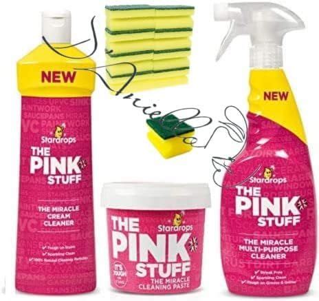 the pink stuff is being used to clean and protect your hair from sunburns
