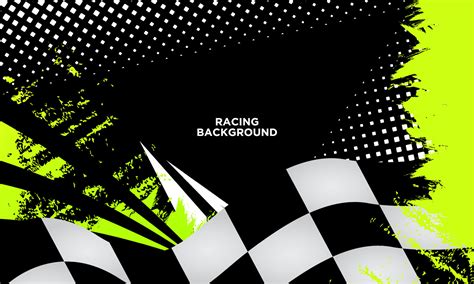 Modern Racing Design Background Vector Trendy Racing Background