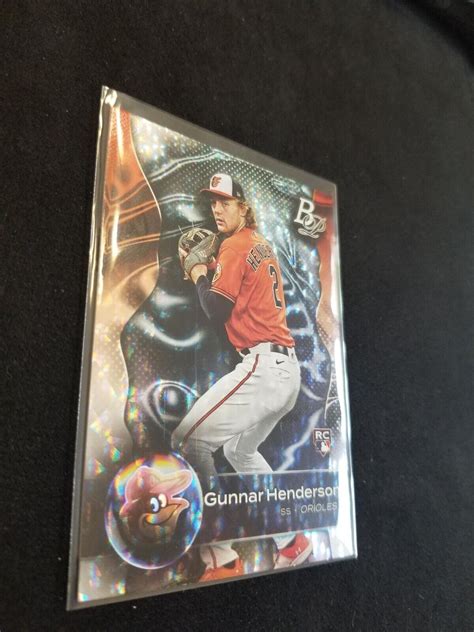 Bowman Platinum Gunnar Henderson Rc Ice Foil Orioles Ebay