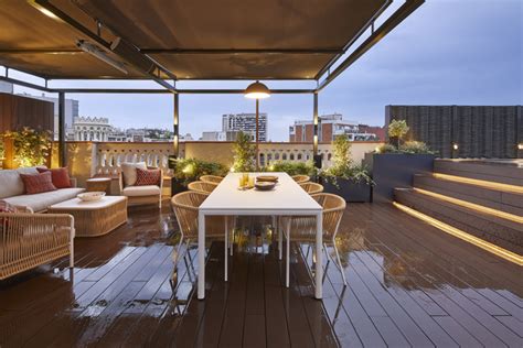 Terraza de ensueño en pleno centro de Barcelona por Molins Design