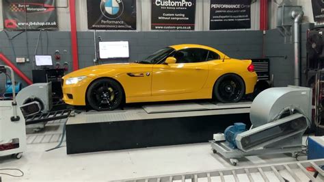 BMW Z4 35is MHD V10 Stage 2 RON 98 Dyno Run YouTube