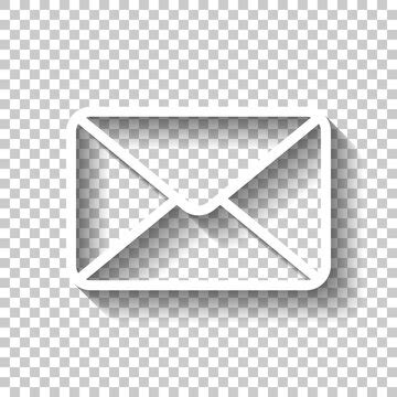 White Email Png