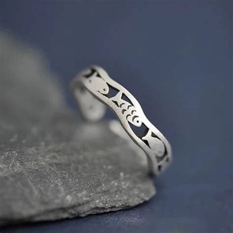 Creative Style Silver Color Pin Ring | Jewelry model, Surf jewelry, Womens fashion jewelry