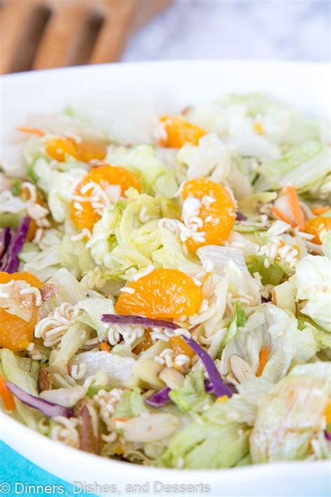 Asian Salad The Classic Asian Ramen Noodle Salad Using A Homemade Dressing No Seasoning