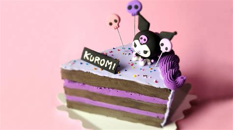 쿠로미 좋아해 그럼 케이크로 만들어요 Diy Kuromi Cake Youtube