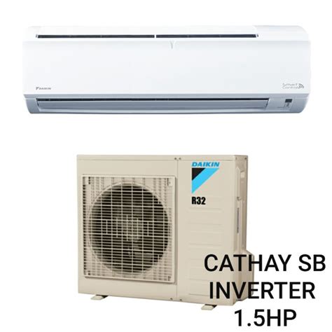 Ready Stock Daikin Wifi R32 15hp Standard Inverter Air Conditioner