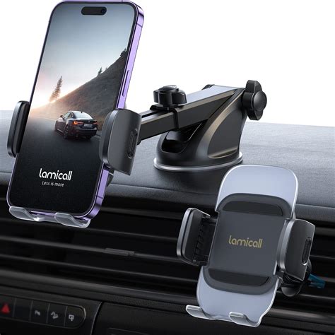 Buy Lamicall Dashboard Car Phone Holder Acrylic Clamp Design