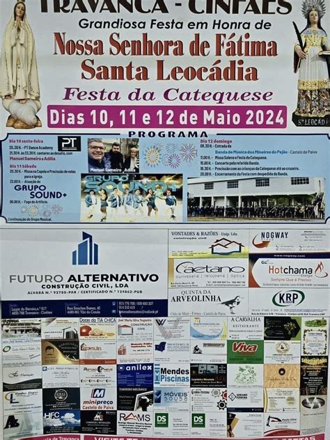 Festa Em Honra De Nossa Senhora De F Tima Travanca