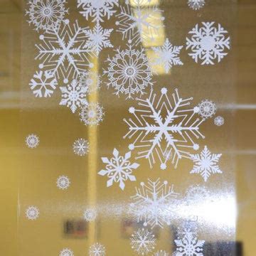 Snowflake Decals | Vinyl Snowflake Stickers | Window Flakes