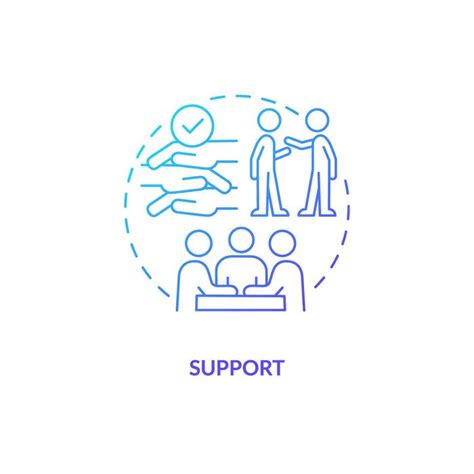 social support vector art icons  graphics