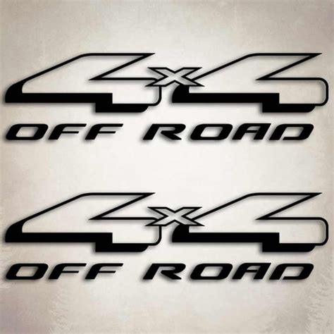 4x4 F-150 Black Edition Truck Decals | Ford Off Road Sticker