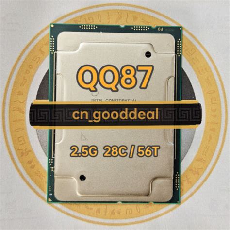 Intel Xeon Platinum Es Qq Ghz C T Mb W Lga Cpu