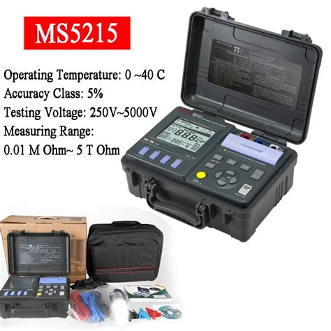 Mastech Ms High Voltage Digital Insulation Resistance Tester