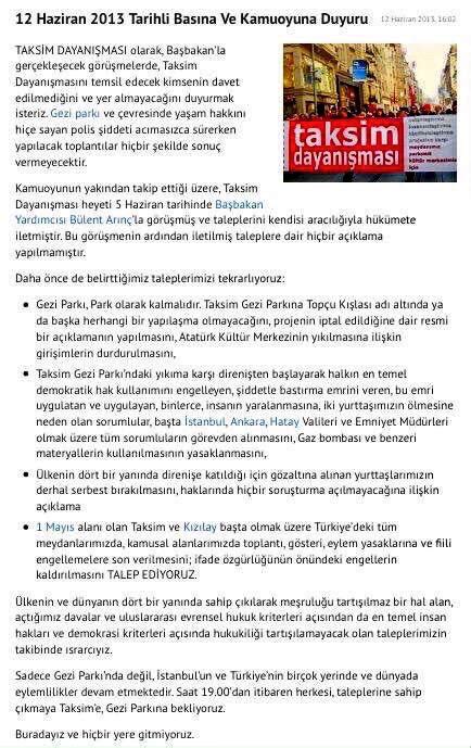 SolHafıza on Twitter RT GunlukArsiv 12 Haziran 2013 Taksim