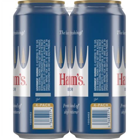 Hamm S American Style Lager Light Beer Cans Fl Oz Pick N Save