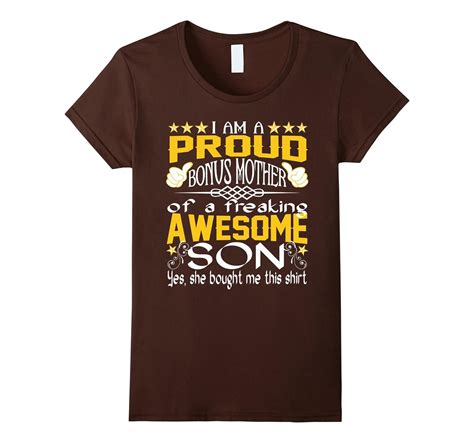 Womens I Am Bonus Mother Of Freaking Awesome Son T Shirt Ts 4lvs