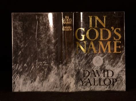 1984 David Yallop In God's Name 1st Edition Dustwrapper | Etsy