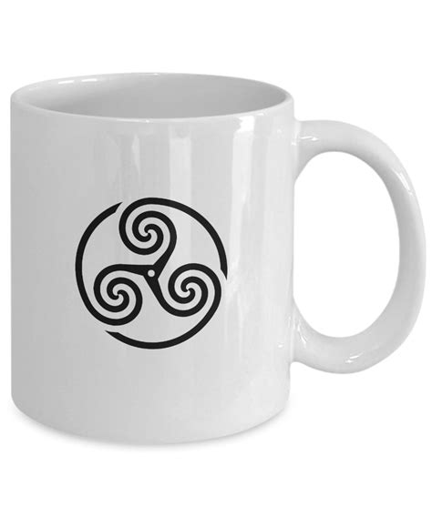 Esoteric Wicca Coffee Mug Triskelion Celtic Pagan Symbol Etsy