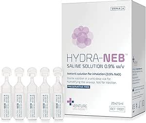 Hydra Neb Salina isotónica estéril para inhalación vía nebulizador