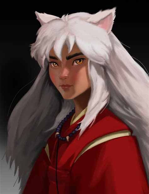 Artstation Inuyasha Portrait Fanart