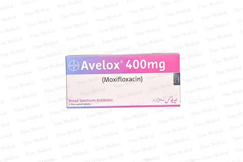 Avelox Tab 400mg Time Medical