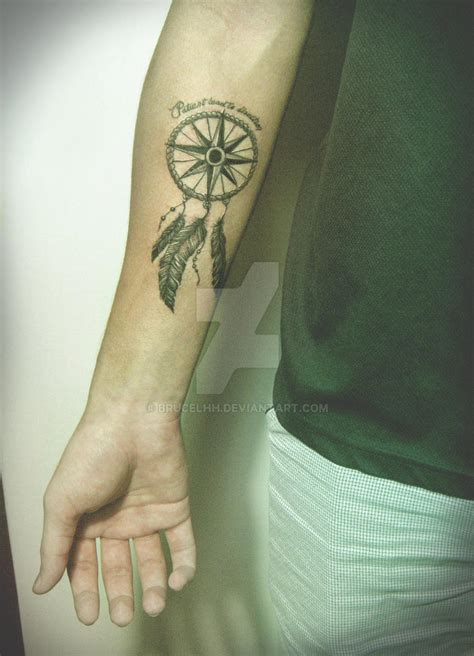 Compass Dreamcatcher Tattoo By Brucelhh On Deviantart