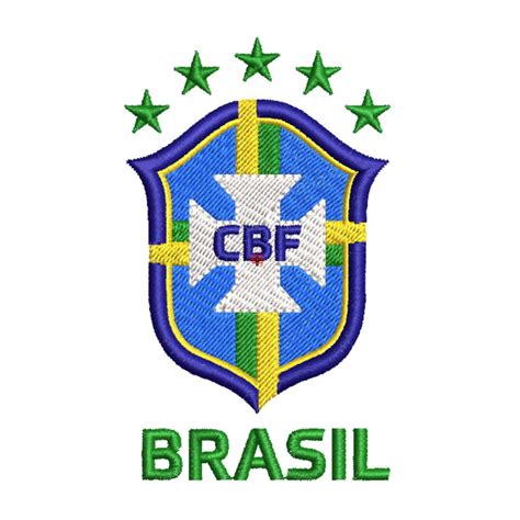 Matriz De Bordado Cbf Sele O Brasileira De Futebol Brasil