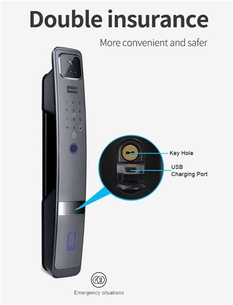Cerradura De Puerta Inteligente Del Reconocimiento Facial D Con La