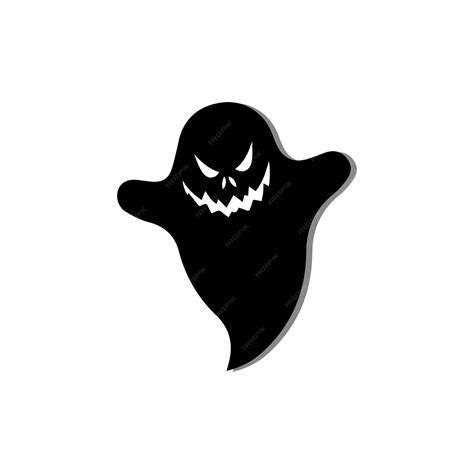 Premium Vector Ghost Icon Design Scary Ghosts Design Halloween