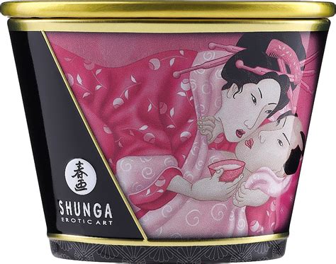 Shunga Massage Candle Rosa Petals Bougie de massage Pétales de Rose