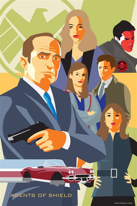 Agents Of SHIELD | Poster By Atomicwerewolf