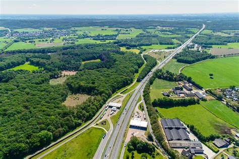 Luchtfoto Grens Duitsland Siebe Swart