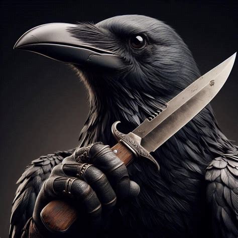 That's not Crow with a knife, this is Crow with a knife! : r/crowwithknife