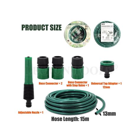 Legion Garden Hose Set 15m 5pc Smooth Sales