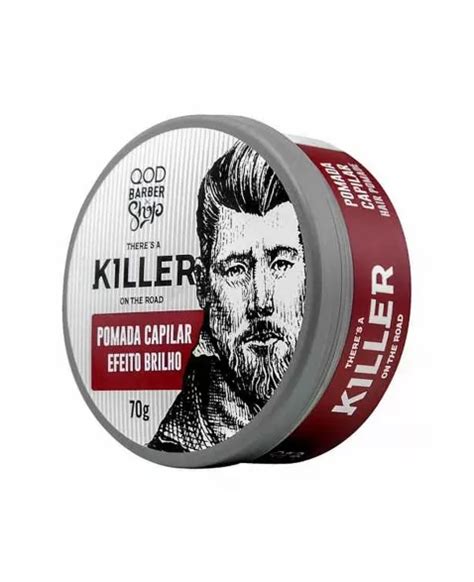 QOD BARBER SHOP POMADA CAPILAR KILLER EFEITO BRILHO 70G