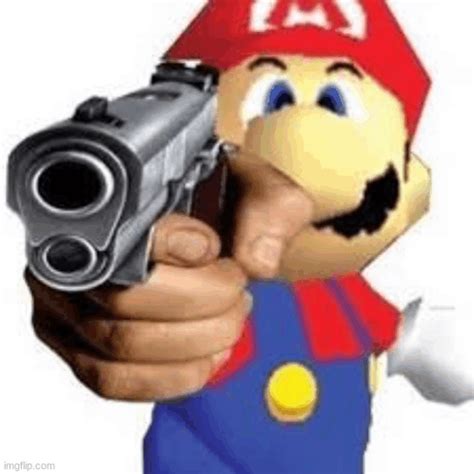 Mario Guns Meme - Mario Guns Gun - Discover & Share GIFs