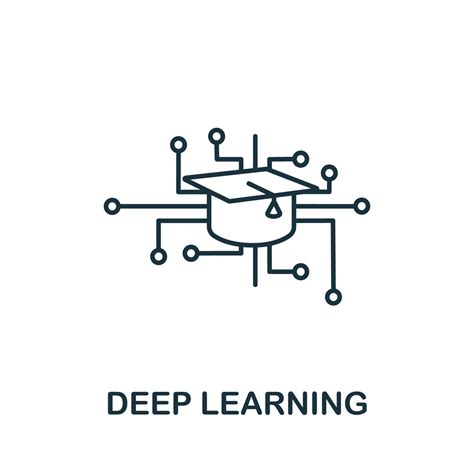 Deep Learning Icon From Machine Learning Collection Simple Line Deep