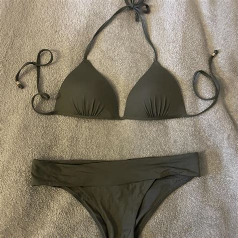 Khaki Bikini Will Fit A Size The Brand Is Depop